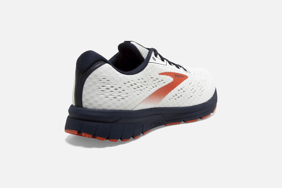 Brooks Running Shoes - Anthem 3 Road Mens - White/Red - KCT-782956